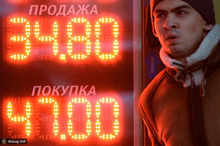 Курс доллара на Московской бирже упал ниже 35 рублей