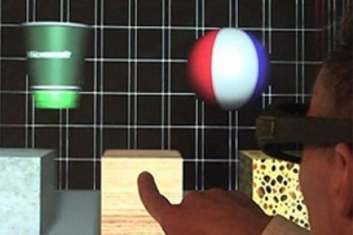 Microsoft показала сенсорный 3D-экран с тактильной отдачей