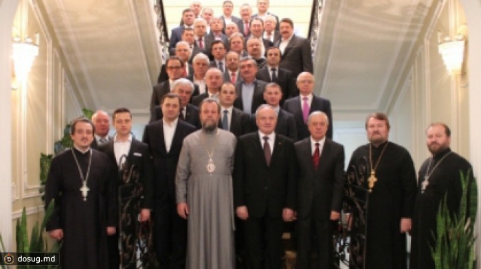 Митрополит Владимир собрал бывших и нынешних высокопоставленных чиновников на рождественский прием
