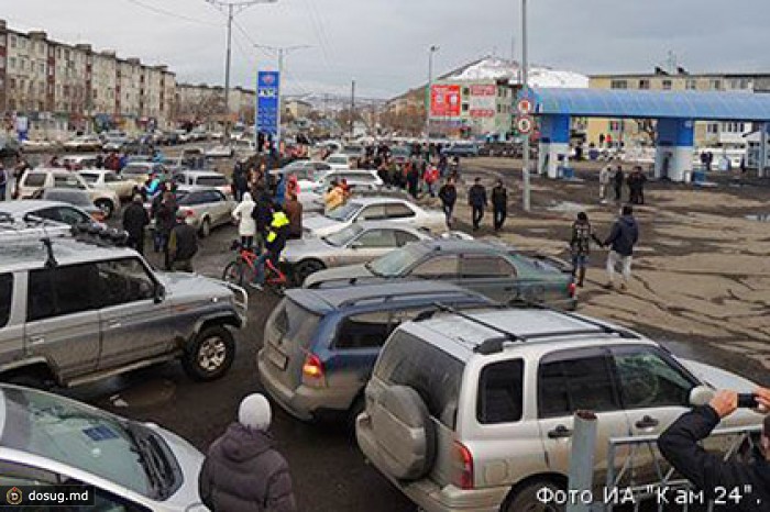 На Камчатке протестуют из-за роста цен на бензин