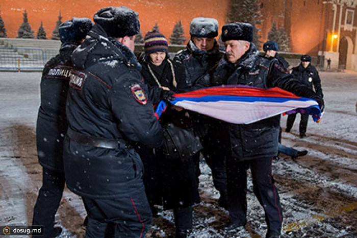 На Красной площади задержали ЛГБТ-активистов