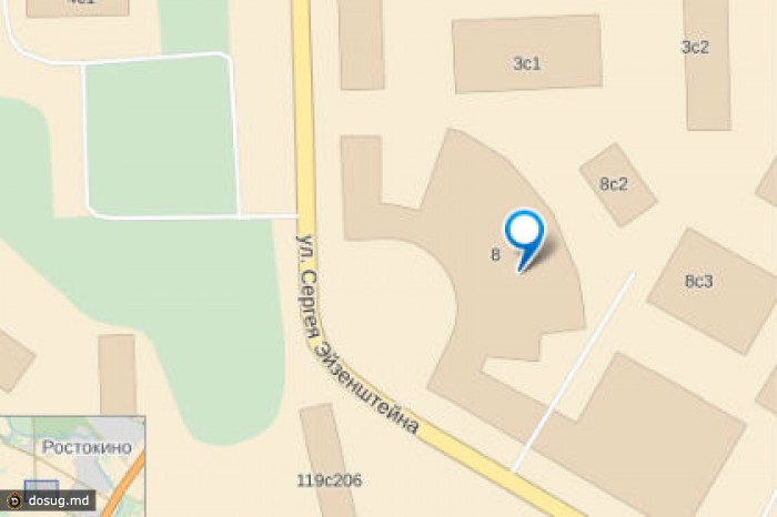 На территории киностудии имени Горького произошел пожар