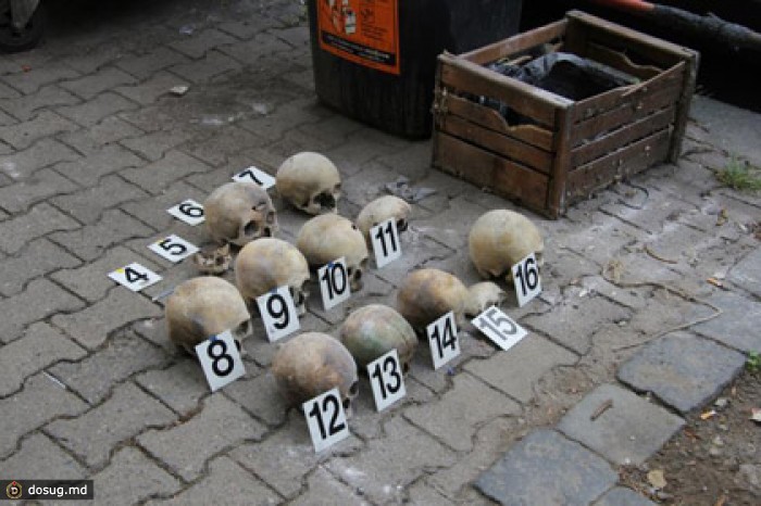 На улицах Праги нашли 16 черепов