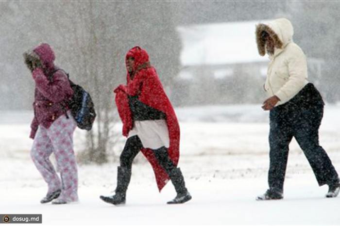 На юге США 13 человек погибли из-за снежной бури