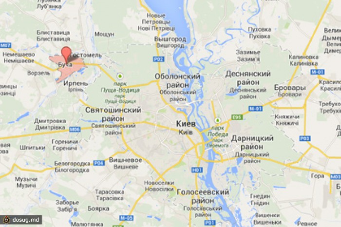 Под Киевом подожгли отделение милиции