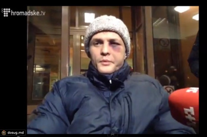 Похищенного активиста Евромайдана госпитализировали