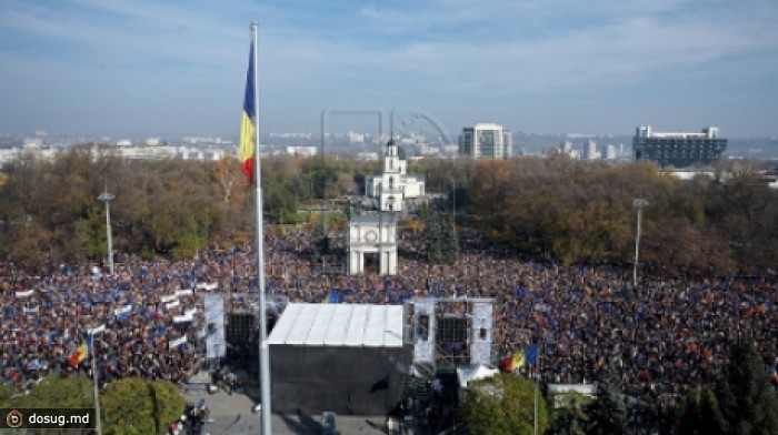Полиция: В проевропейском митинге участвовали 117 тысяч человек