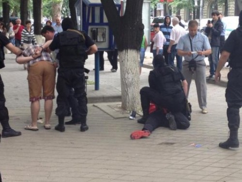 Полиция задержала преступников в центре столицы