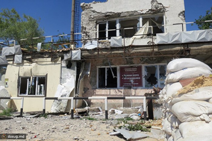 При минометном обстреле КПП пострадали девять украинских пограничников