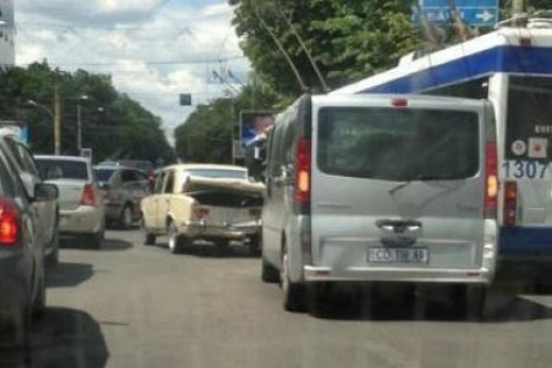 Произошло ДТП с участием автомобиля с дипломатическими номерами