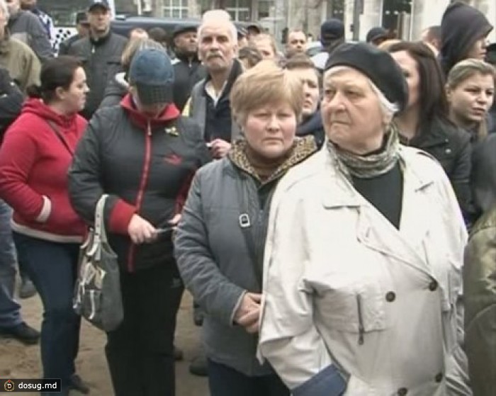Протесты торговцев столичного рынка перед мэрией