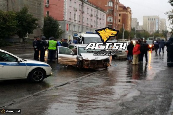 Пьяный водитель протаранил 25 автомобилей в центре Новосибирска