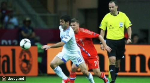 Сборная России проиграла грекам и завершила борьбу на Евро-2012