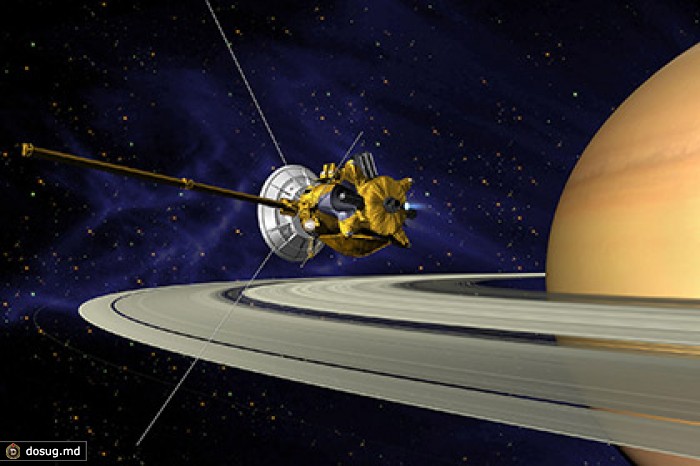 Станция Cassini показала фотографию сатурнианской Тефии