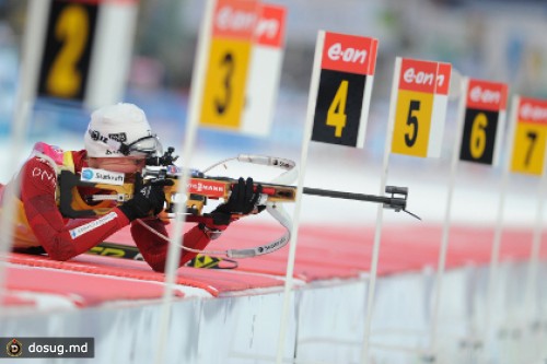 Тура Бергер выиграла гонку преследования на чемпионате мира по биатлону
