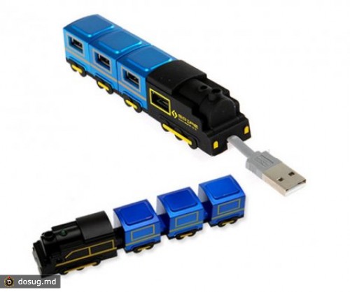 USB в виде поезда