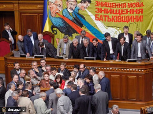 Украинская оппозиция пожаловалась суду на принятие закона о русском языке