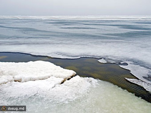 В Азовском море команда аварийного сухогруза высадилась на лед