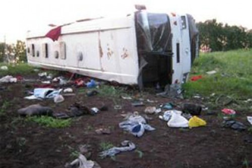 В ДТП под Самарой пострадал 21 человек