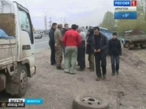 В Иркутске произошла массовая драка между продавцами перегноя и вымогателями
