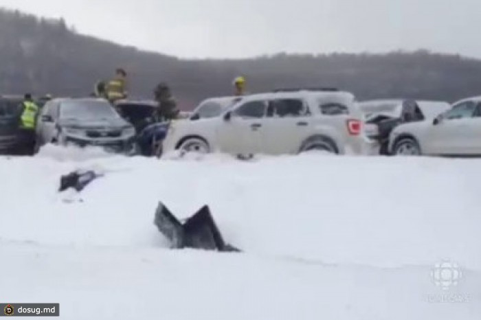 В Канаде столкнулись 40 автомобилей