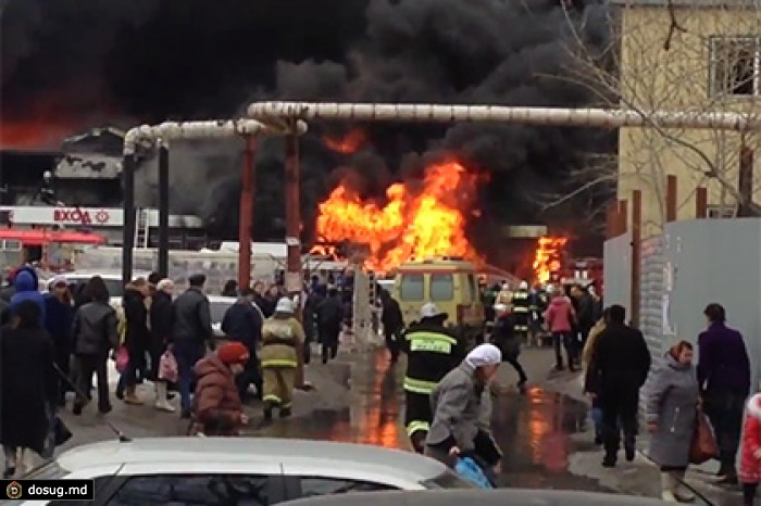 В Казани при пожаре в торговом центре пострадали 28 человек