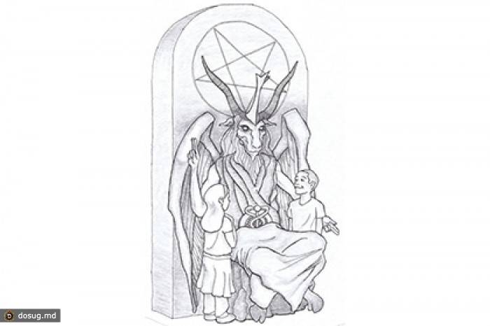 В Оклахоме представили макет двухметровой статуи Сатаны