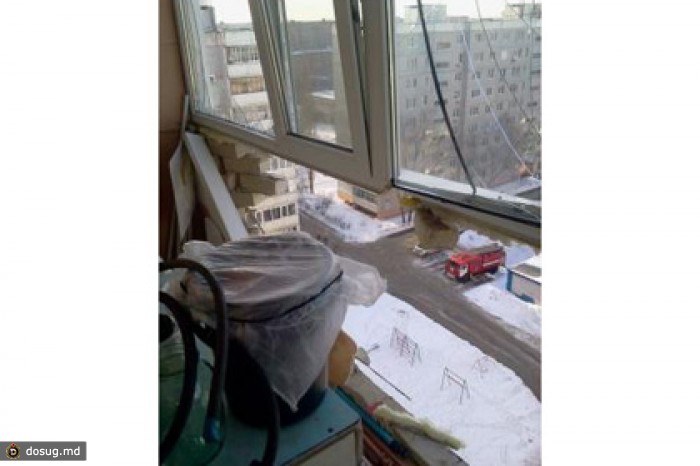 В Оренбурге из-за взрыва самогонного аппарата обрушилась часть стены дома