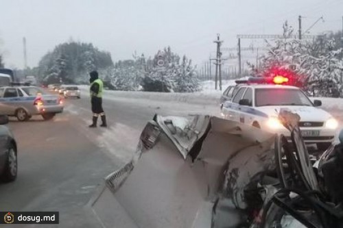 В Перми столкнулись более 40 автомобилей