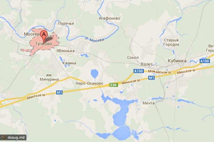 В Подмосковье произошел пожар на площади 1,5 тысячи квадратных метров