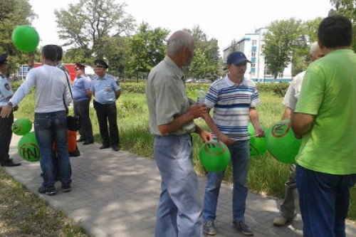 В Воронеже разогнали встречавших Путина экоактивистов
