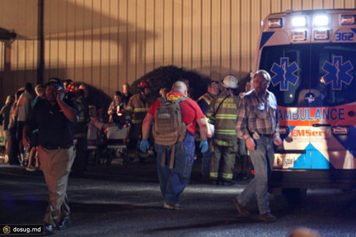 В американской церкви во время службы провалился пол