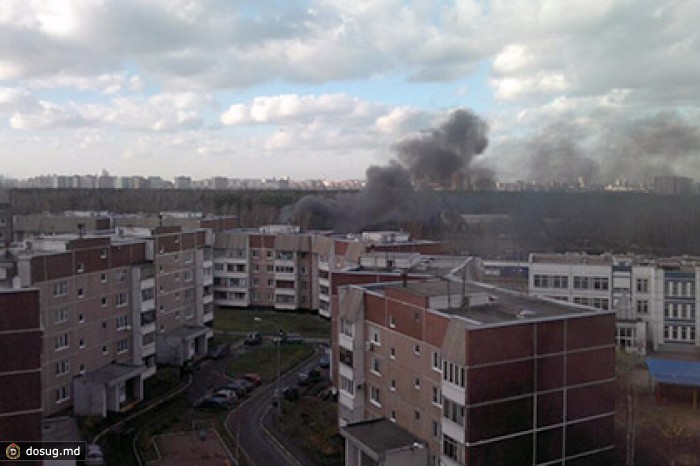 Вертолет Ка-52 упал на юго-востоке Москвы