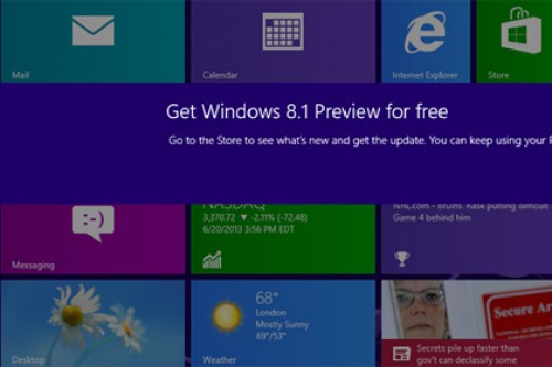 Вышла бета-версия Windows 8.1