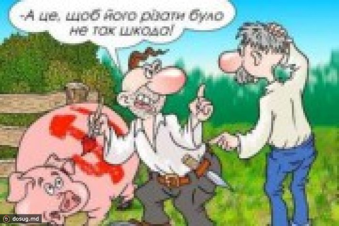 Взгляд на мир через русский и украинский телевизор (чёрный юмор)