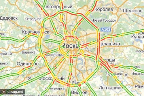 Японский премьер спровоцировал в Москве километровые пробки