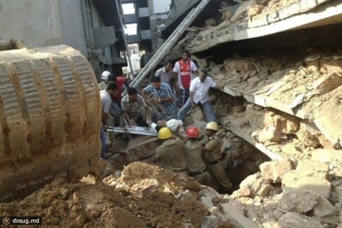 Жертвами обрушения здания в Индии стали 14 человек