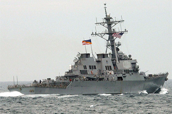 Американский эсминец «Росс» вошел в Черное море