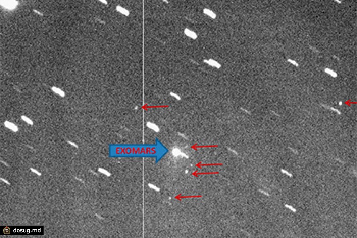 Астрономы сделали снимок станции ExoMars в космосе
