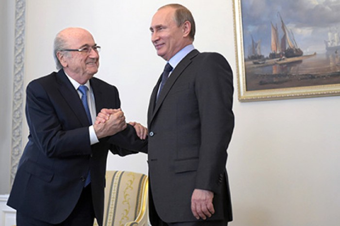 Блаттер назвал Путина четвертым в рейтинге мировых лидеров по знанию футбола