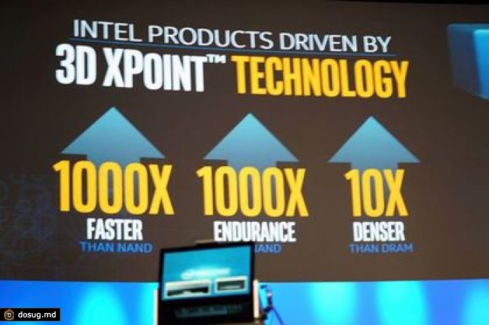 Intel рассказал о новом классе памяти в 1000 раз быстрее флеша