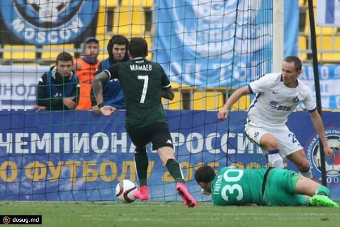 «Краснодар» обыграл «Динамо» со счетом 4:0