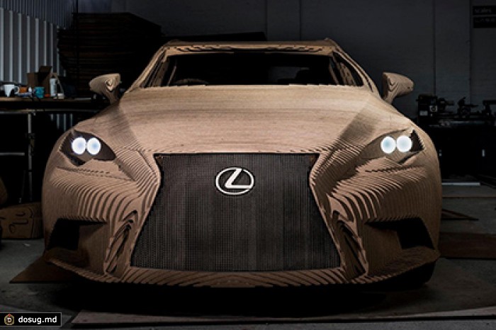 Lexus показала работающий автомобиль из картона