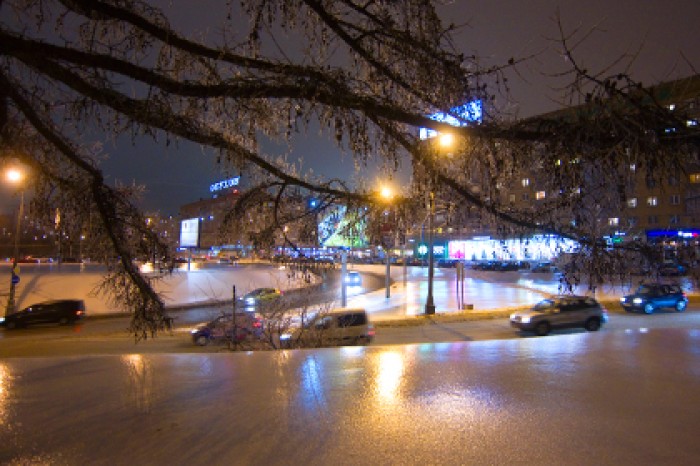 Московские улицы превратились в каток после ледяного дождя