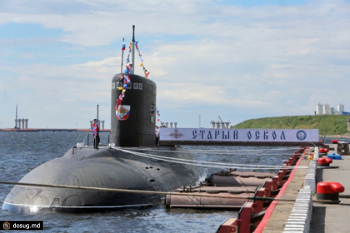 На построенной для Черноморского флота подлодке подняли Андреевский флаг