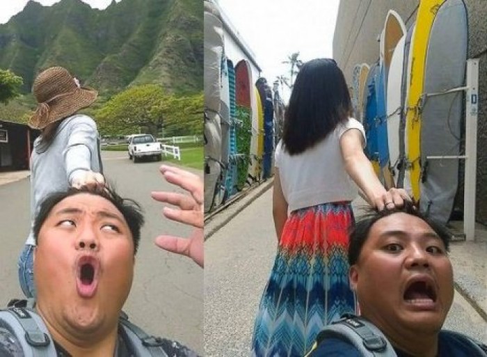 Не хуже оригинала: тайванцы сняли пародию на серию фотографий "Следуй за мной"