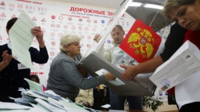 Первые данные об итогах выборов в России