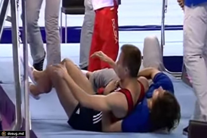 Польский спортсмен упал с батута на Европейских играх