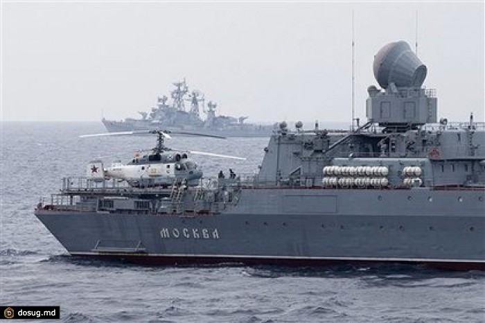 Прикрывавший российскую авиабазу в Сирии крейсер «Москва» вернулся в Севастополь