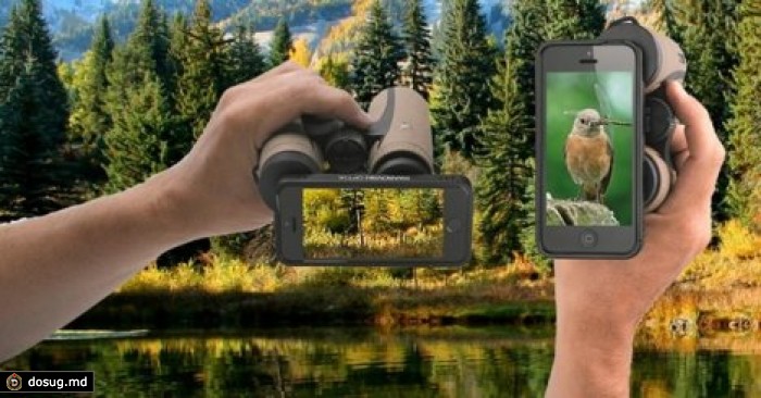 С помощью адаптера iPhone можно будет присоединить к прицелу винтовки